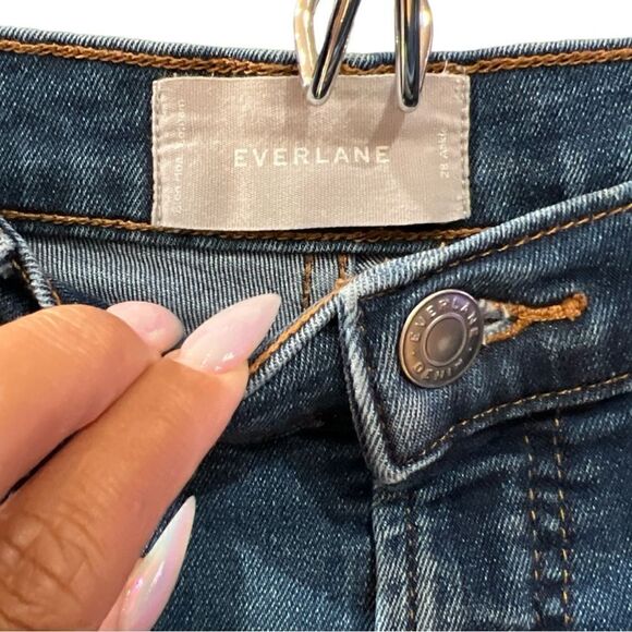 Everlane High Rise Ankle Mid Wash Jeans - Picture 3 of 4